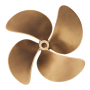 Michigan DQ486 Bronze Propeller 30"
