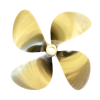Michigan Dyna Quad Bronze Propeller 22" LH