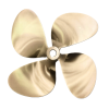 Michigan Dyna Quad NiBral Propeller 23" LH