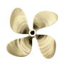Michigan Dyna Quad NiBral Propeller 24" LH